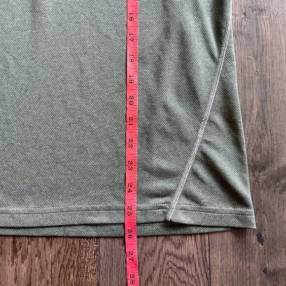 Kuhl Men's Coffeena Short Sleeve Quarter Zip Shirt Green Gray Size L Outdoors - Picture 6 of 6